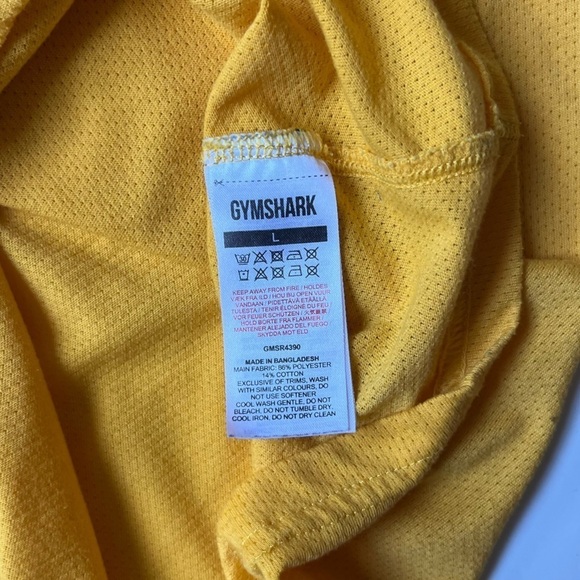 Gymshark Gold Womens Muscle Tee Size Large - Picture 4 of 10